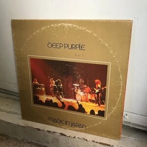 1972 Deep P U R P L E- Made in J A P A N vinyl record